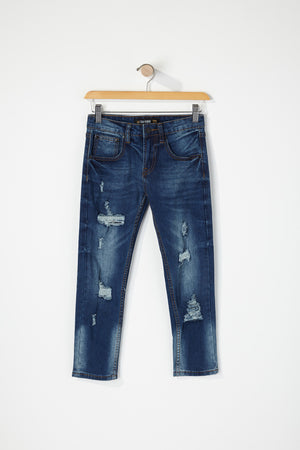 Zoo York Boys Distressed Skinny Jeans