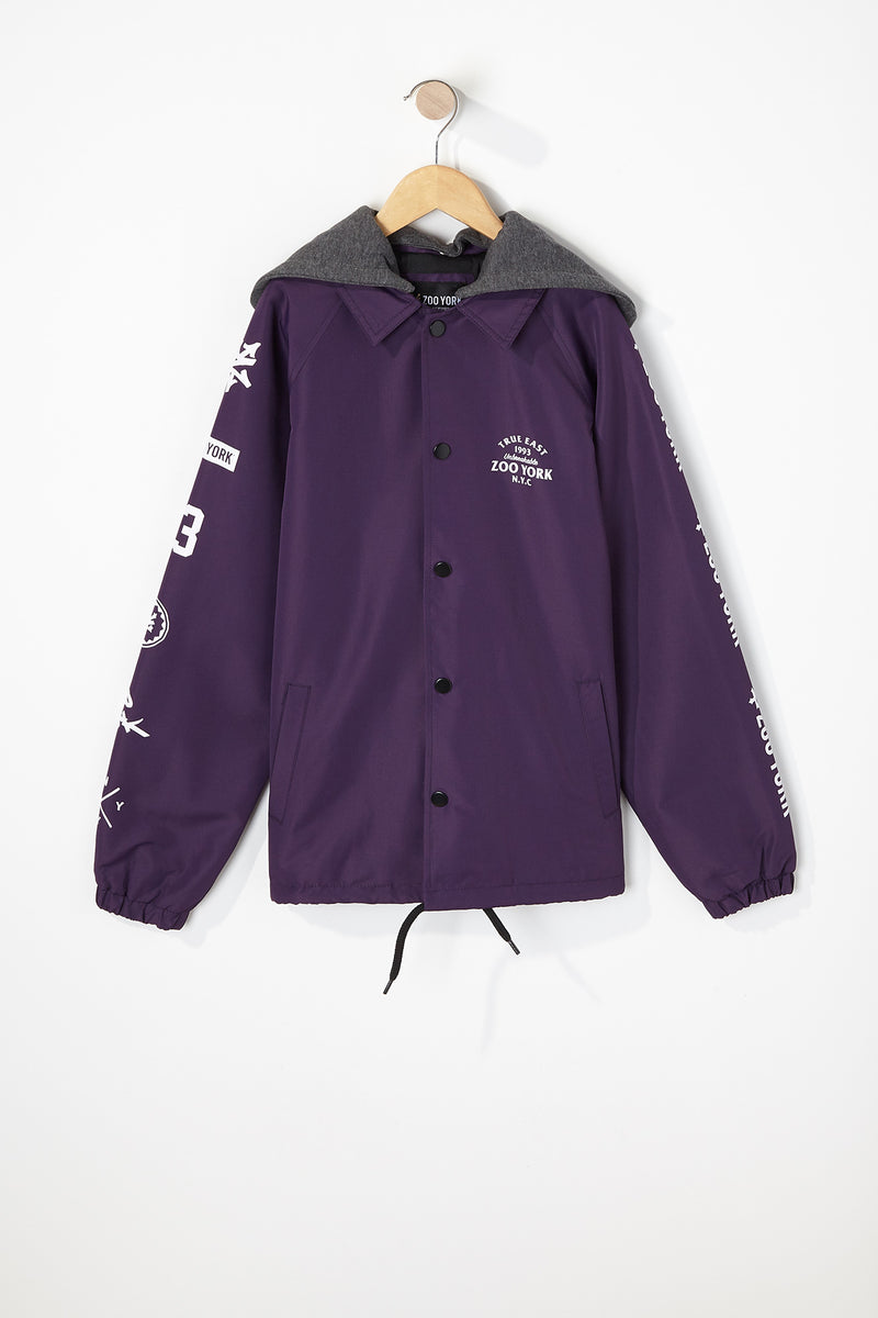 Zoo York Mens Hooded Windbreaker