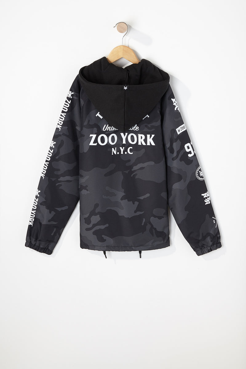 Zoo York Mens Hooded Windbreaker