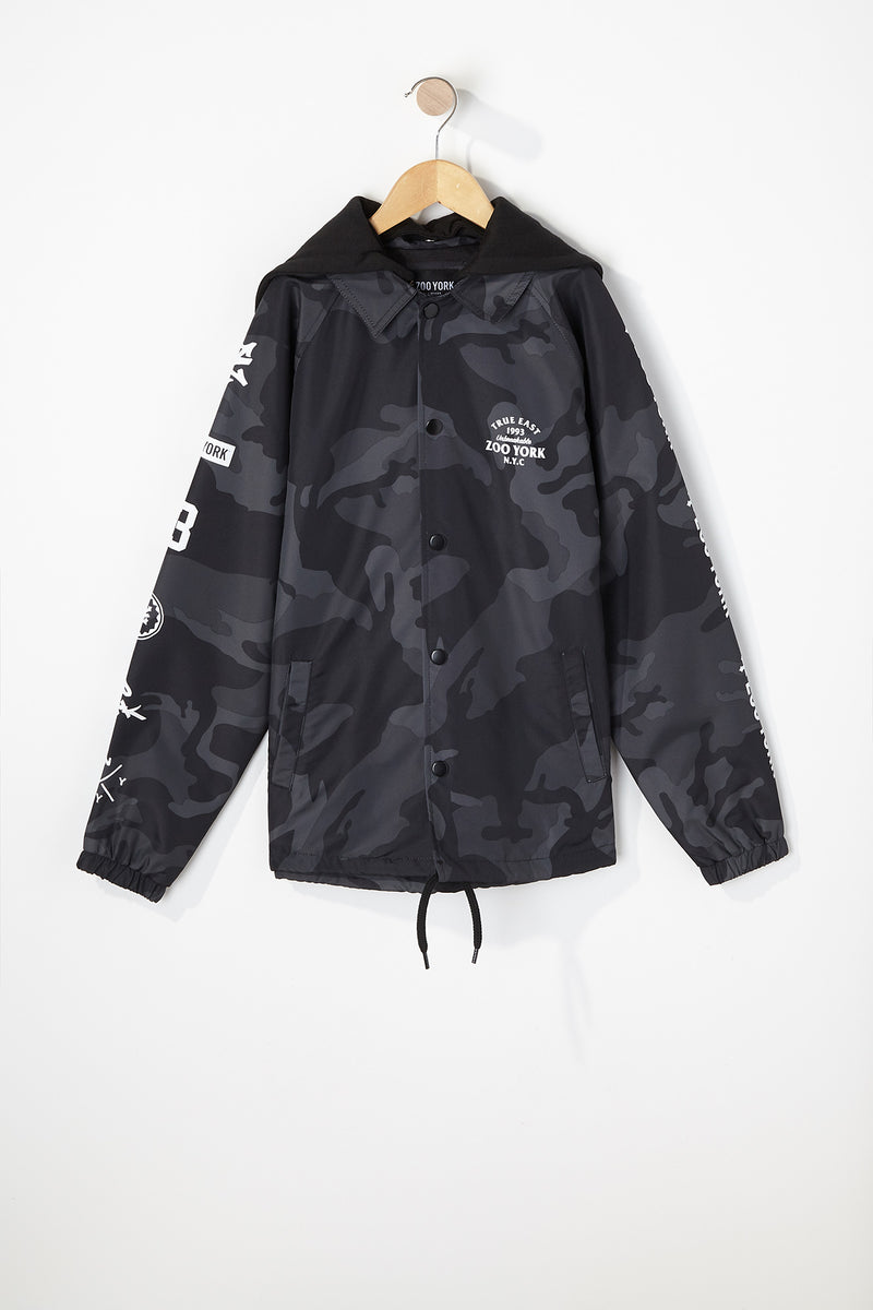 Zoo York Mens Hooded Windbreaker