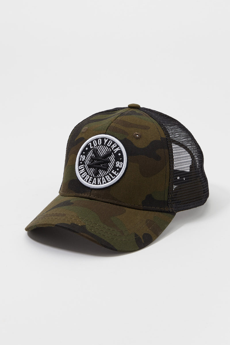 Zoo York Boys Camo Trucker Hat