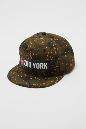 Zoo York Mens Splatter Camo Snap Back Hat