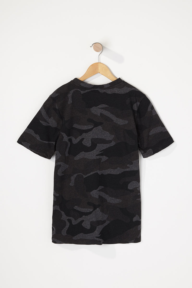 Zoo York Boys Camo Box Logo T-Shirt