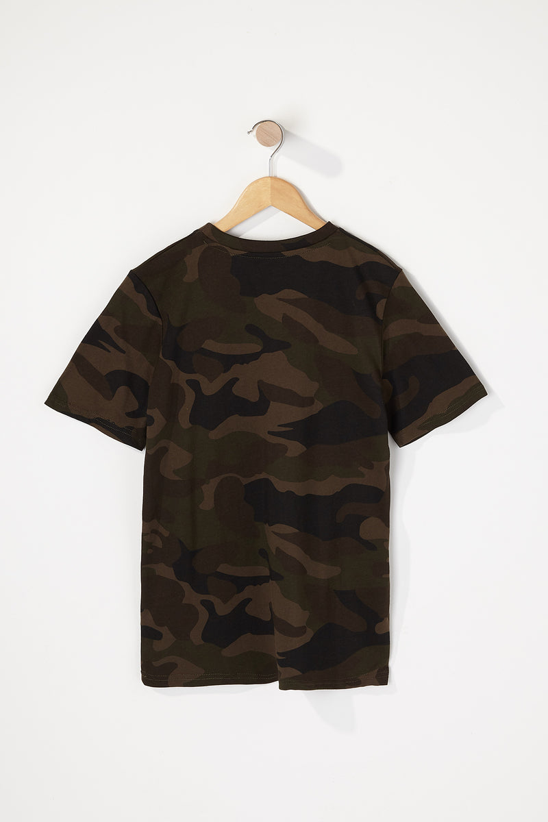 Zoo York Boys Camo Box Logo T-Shirt