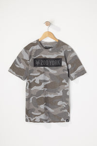 Zoo York Boys Camo Box Logo T-Shirt