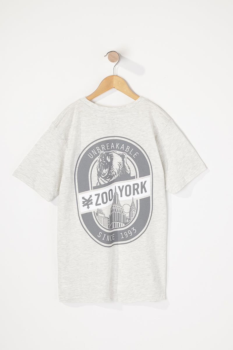 Zoo York Boys Unbreakable Bear Logo T-Shirt