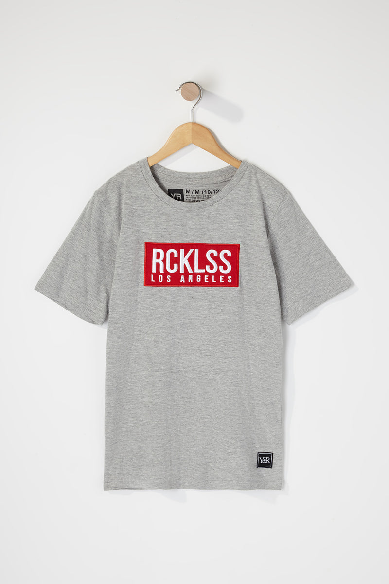 Young & Reckless Boys Patch Logo T-Shirt