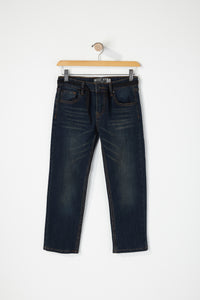 West49 Boys Dark Wash Stretch Slim Jeans