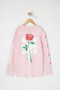 Zoo York Boys Rose Logo Long Sleeve T-Shirt