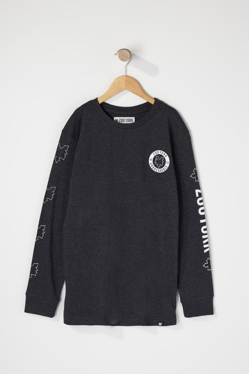 Zoo York Boys Classic Logo Long Sleeve T-Shirt