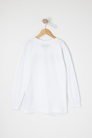 Zoo York Boys Black Box Logo Long Sleeve T-Shirt