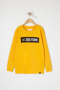 Zoo York Boys Black Box Logo Long Sleeve T-Shirt