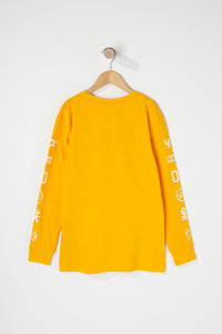 Young & Reckless Boys Strike-Through Logo Long Sleeve Shirt