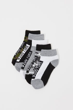 Zoo York Boys 5-Pack Ankle Socks