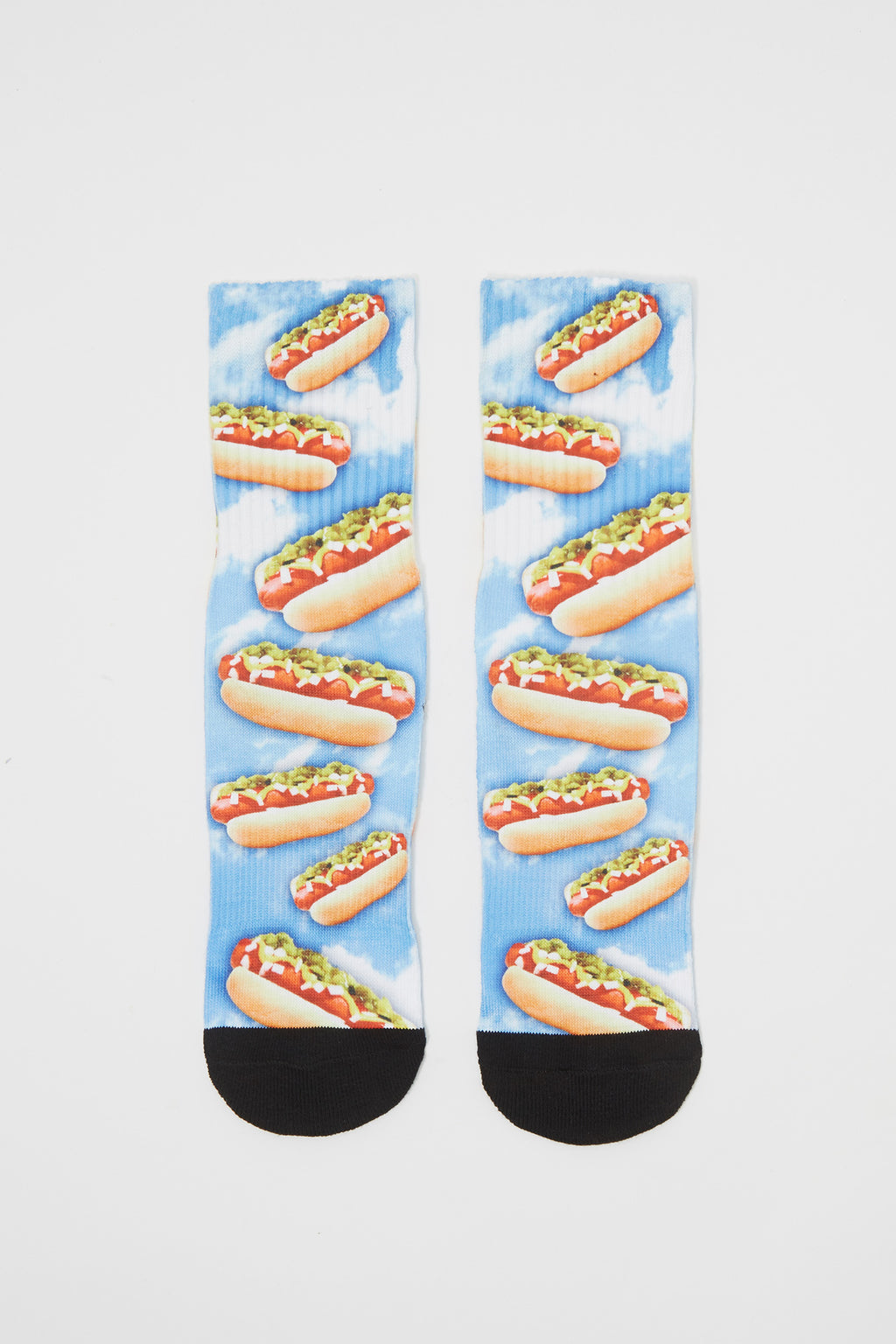 Zoo York Mens Hot Dog Sublimated Crew Socks