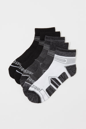 West49 Boys 5-Pack Performance Quarter Socks