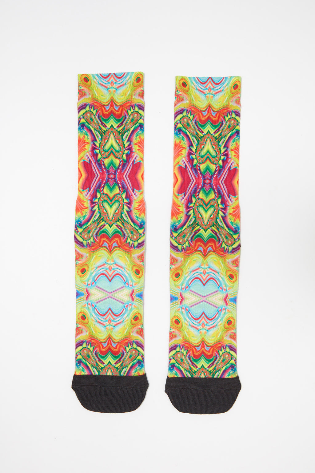 Zoo York Mens Psychedelic Crew Socks