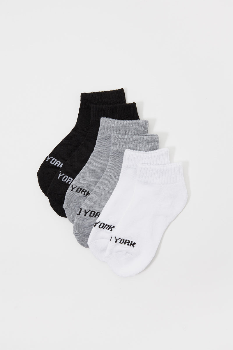 Zoo York Mens 6-Pack Quarter Socks