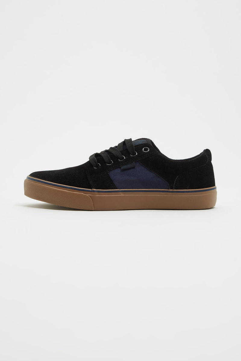 Zoo York Boys Blue and Black Canvas Lace Up Shoes