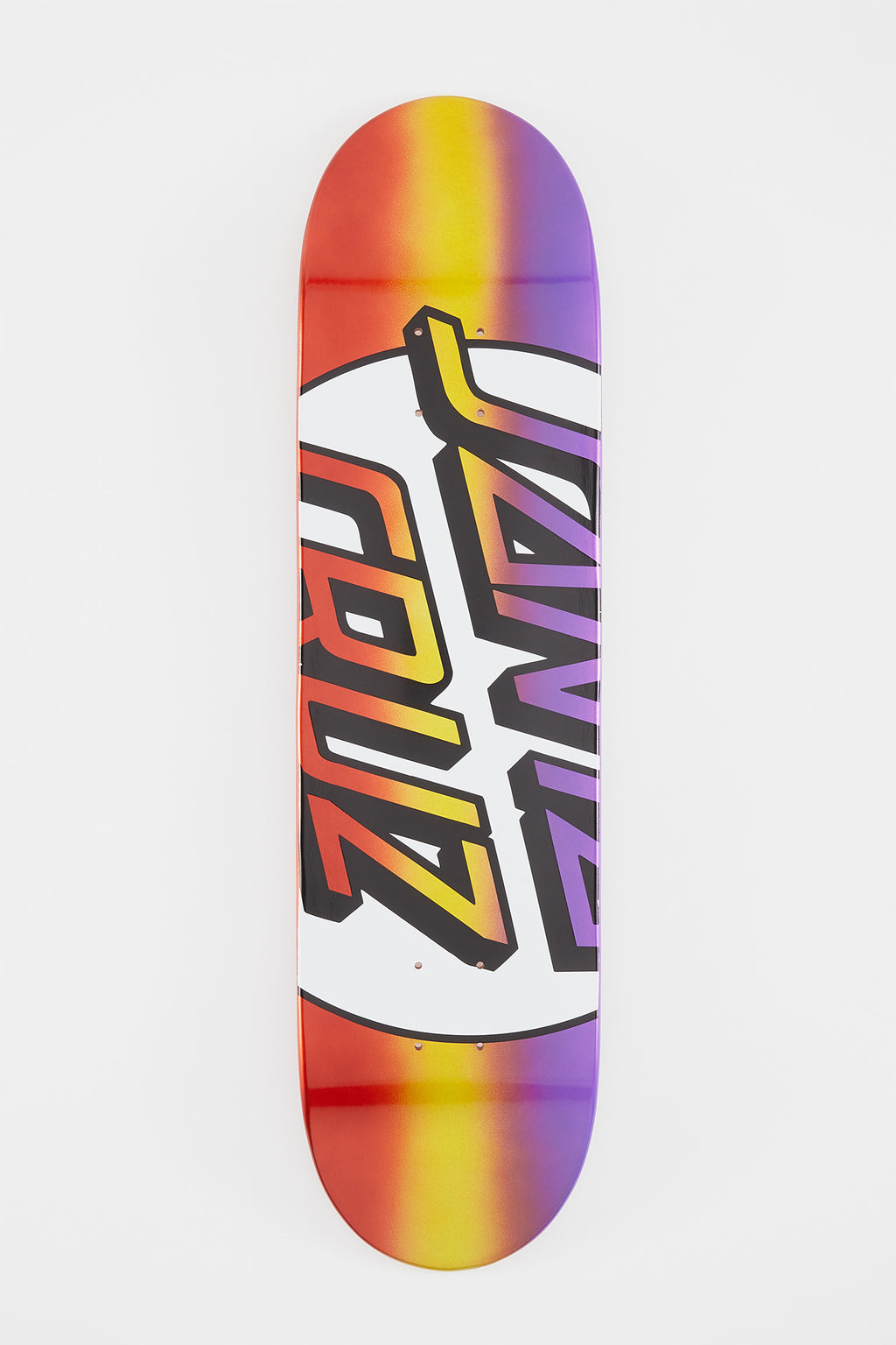 Santa Cruz Big Missing Dot Taper Tip Skateboard Deck 8"