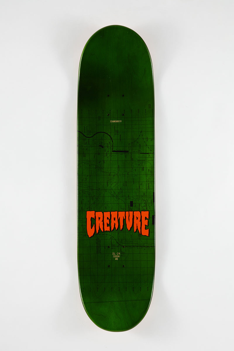 Creature Lockwood Plans Skateboard Deck 8.5"