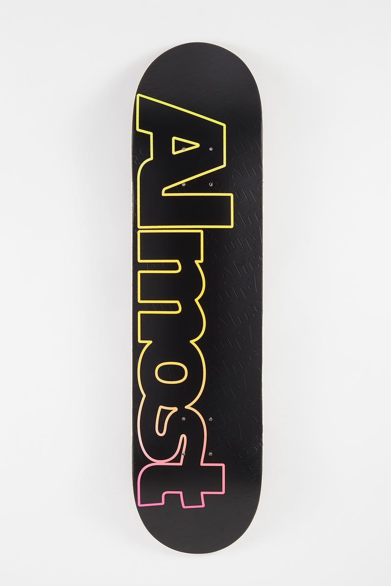 Almost Faded Outline 8.0 Skateboard Deck