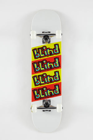 Blind White Incline Skateboard 7.625"