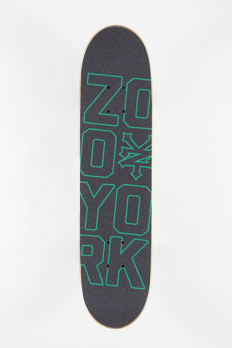 Zoo York Stacked Logo Skateboard - 7.75"