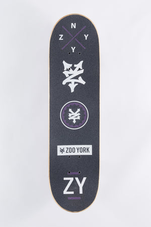 Zoo York Purple Camo Skateboard 8.25"