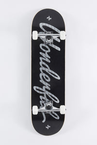 Wonderful Metallic Logo Skateboard 8.25"