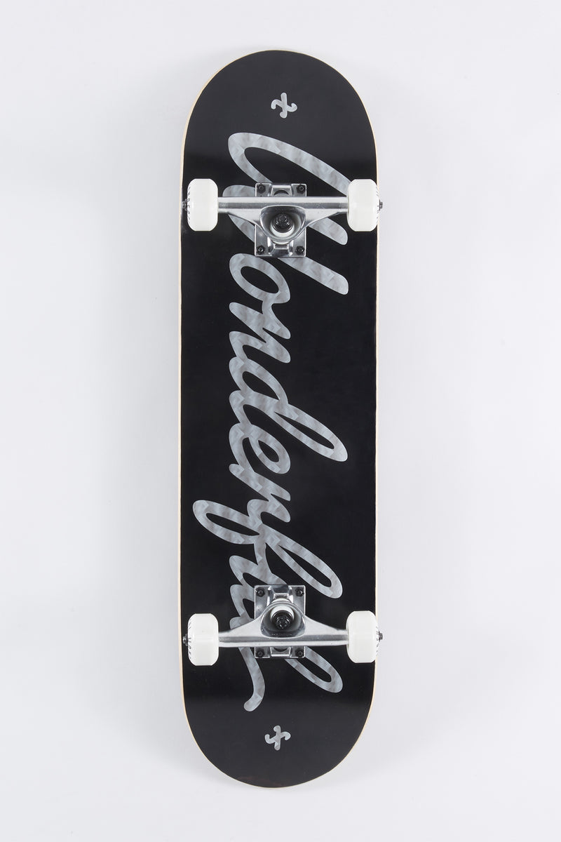 Wonderful Metallic Logo Skateboard 8.25"