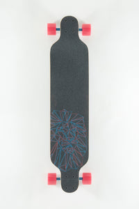 Wonderful Neon Geometric Lion Longboard 40"